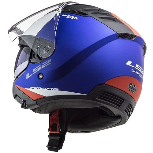 Шлем LS2 OF600 Copter Urbane Blue/Red