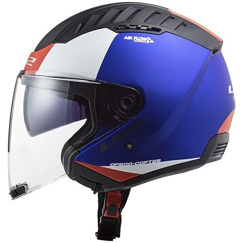 Шлем LS2 OF600 Copter Urbane Blue/Red