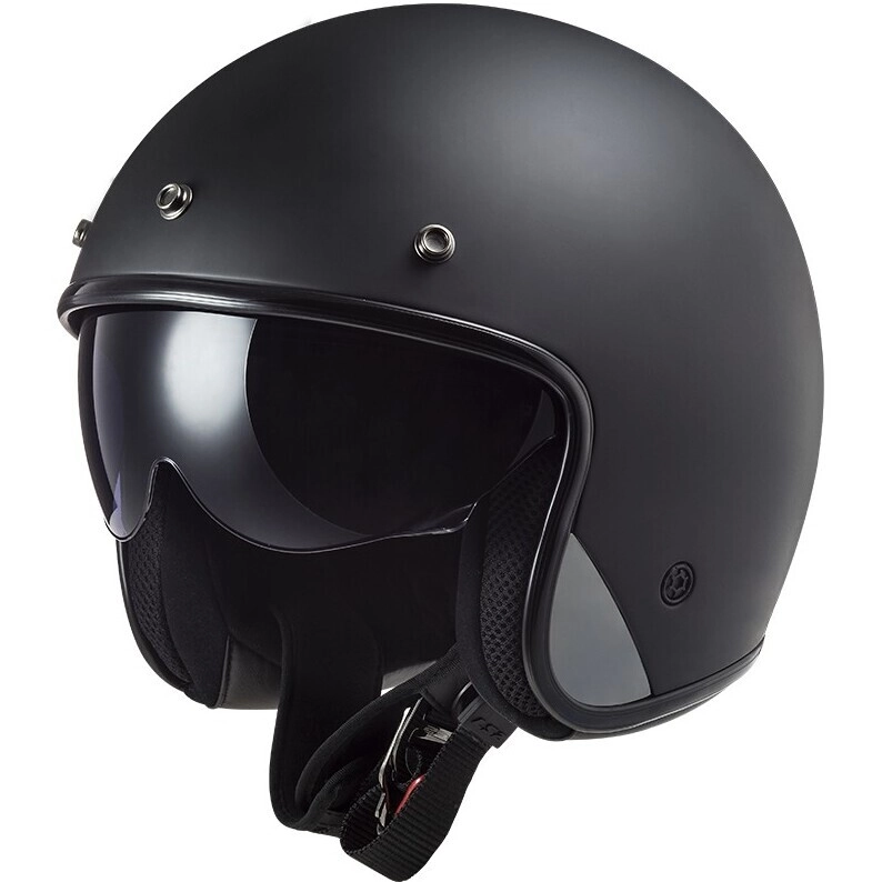 Шолом LS2 OF601 Bob II Solid Black Mat