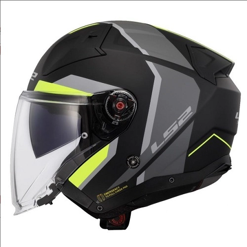Шолом LS2 OF603 Infinity II Focus Black/Yellow