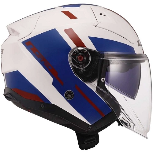 Шолом LS2 OF603 Infinity II Focus White/Blue/Red
