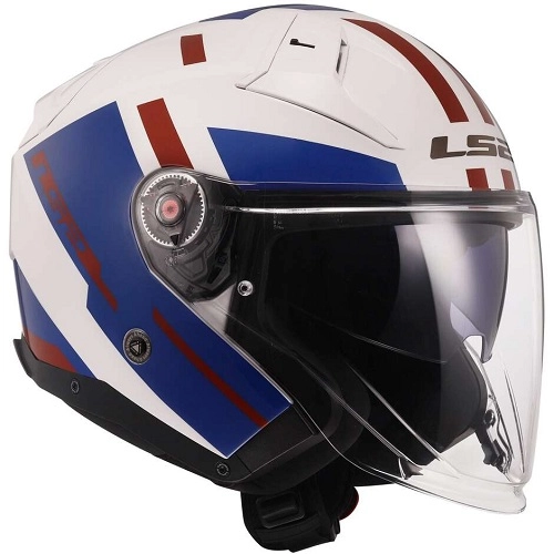 Шолом LS2 OF603 Infinity II Focus White/Blue/Red