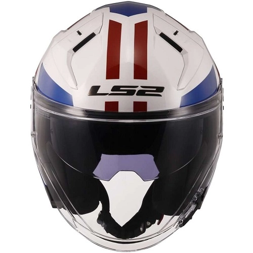 Шолом LS2 OF603 Infinity II Focus White/Blue/Red