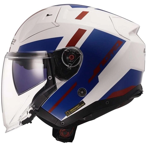 Шолом LS2 OF603 Infinity II Focus White/Blue/Red