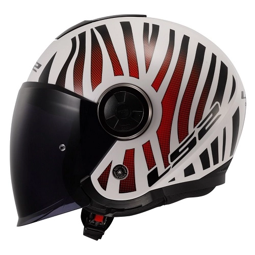 Шолом LS2 OF620 Classy Cool White/Wineberry