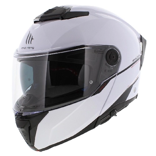 Шолом MT Atom 2 SV Solid A0 White Gloss