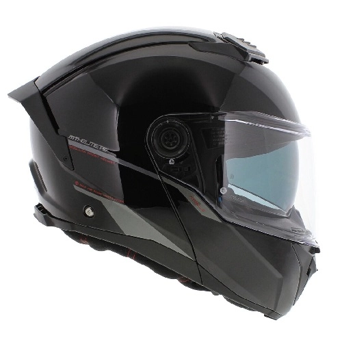 Шолом MT Atom 2 SV Solid A1 Black Gloss