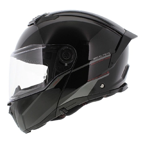 Шолом MT Atom 2 SV Solid A1 Black Gloss