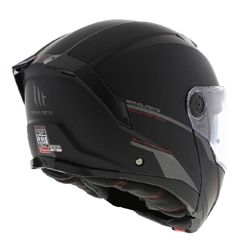 Шолом MT Atom 2 SV Solid A1 Black Matt