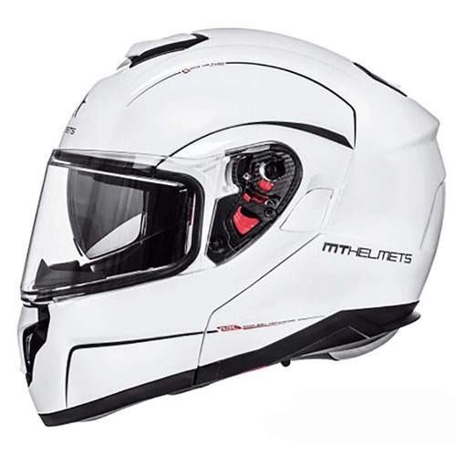Шолом MT Atom SV Solid White Gloss