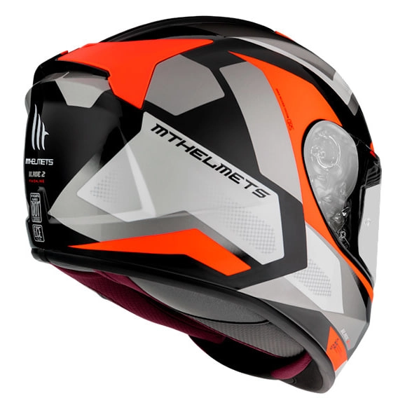 Шолом MT Blade 2 SV Finishline D5 Black/Red/Grey