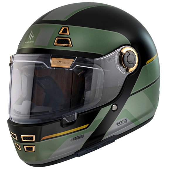 Шолом MT Jarama 68TH C1 Black/Green