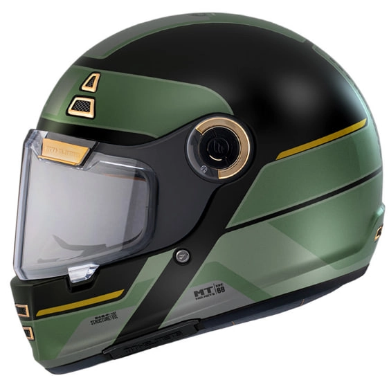Шолом MT Jarama 68TH C1 Black/Green