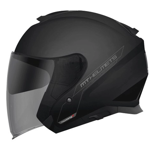 Шолом MT Jet Thunder 3 SV Solid Black Gloss