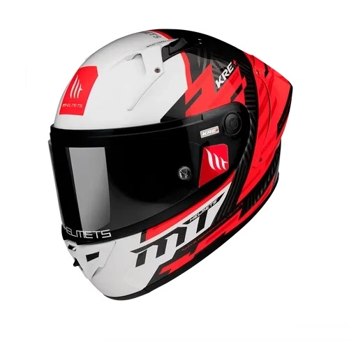 Шолом MT KRE+ Carbon Brush A5 Black/White/Red