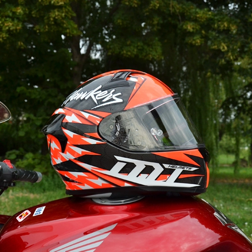 Шолом MT KRE Snake Carbon Hawkers Red/Black/White