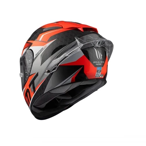 Шолом MT Rapide Pro Carbon Fugaz A5 Black/Grey/Red