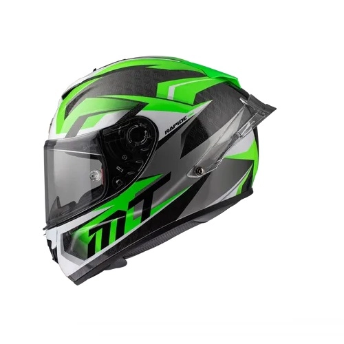 Шолом MT Rapide Pro Carbon Fugaz A6 Black/Grey/Green