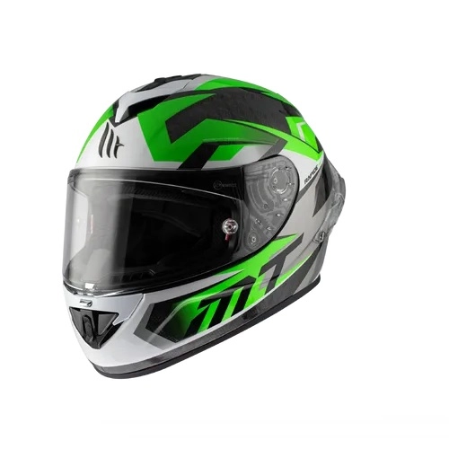 Шолом MT Rapide Pro Carbon Fugaz A6 Black/Grey/Green