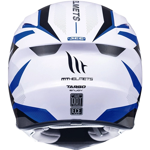 Шолом MT Targo Enjoy White/Black/Blue
