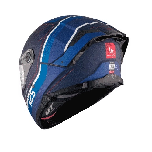 Шолом MT Thunder 4 SV R25 C7 Blue Matt