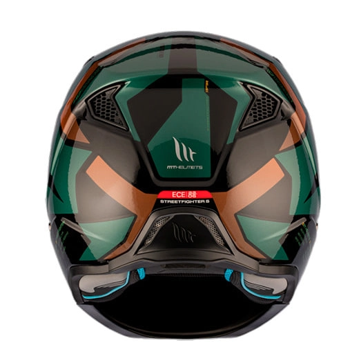 Шолом MT Trial Streetfighter SV S P1R Green/Brown