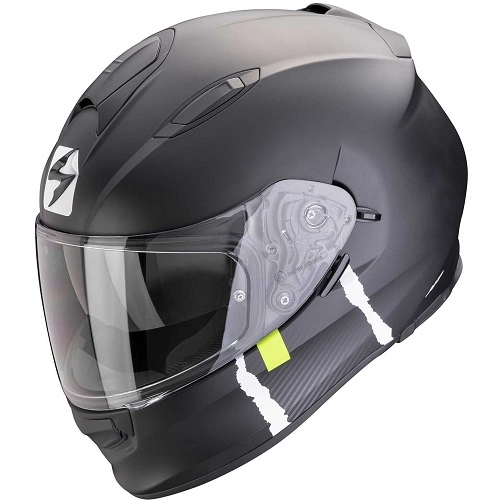 Шолом Scorpion EXO-491 Code Black/Silver