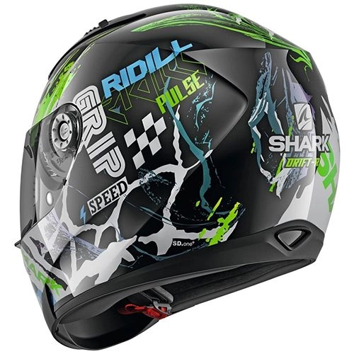 Шолом Shark Ridill 1.2 Drift-R Black/Green