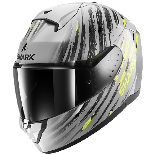 Шолом Shark Ridill 2 Assya Silver/Grey/Yellow