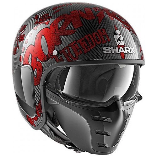 Шолом Shark S-Drak Carb Freestyle Cup Black/Red