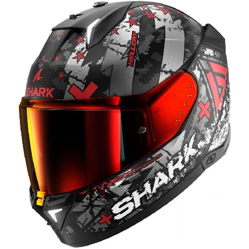 Шолом Shark Skwal i3 Hellcat Black/Grey/Red