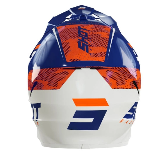 Шолом Shot Racing Camo Blue/Orange