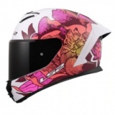 Шлем LS2 FF820 Rapid III Poppies II White/Pink