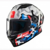 Шлем MT Stinger 2 Yozu A7 Grey/Black/Blue