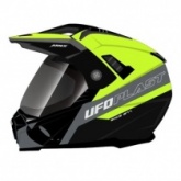 Шлем UFO Aries Black/Grey/Yellow