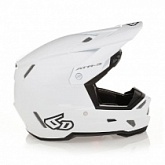 Шлем 6D ATR-3 Solid Fim White