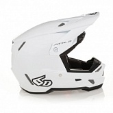 Шлем 6D ATR-3 Solid White/Black