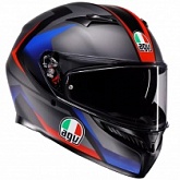 Шлем AGV K3 Striga Black/Blue/Red