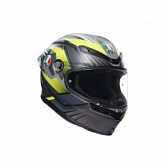 Шлем AGV K6 S Excite Grey/Yellow