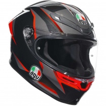 Шлем AGV K6 S Slashcut Black/Grey/Red