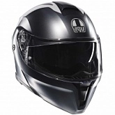Шлем AGV Streetmodular Resia Grey/Silver/Red