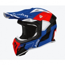 Шлем Airoh Aviator Ace 2 Shield Black/Blue/Red