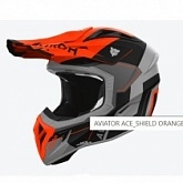 Шлем Airoh Aviator Ace 2 Shield Orange/Black/Grey