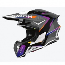 Шлем Airoh Twist 3 Hustle Black/Purple/White