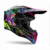 Шлем Airoh Wraaap Music Black/Green/Purple