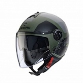 Шлем Caberg Jet Riviera V4X Alpha Green/Black/Gray
