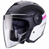 Шлем Caberg Jet Soho Zephyr Black/White/Fuchsia
