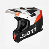 Шлем Just1 J22 Adrenaline Carbon Black/White/Orange