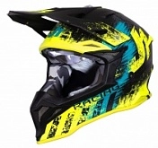 Шлем Just1 J39 Storm Blue/Yellow/Black