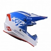 Шлем Kenny Racing Graphic Focus Patriot Junior Blue/White/Red